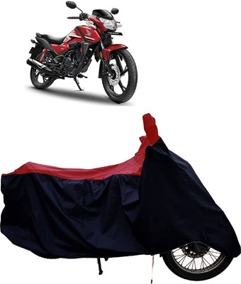 SK AUTO Waterproof Two Wheeler Cover for Honda(SP 125, Red, Black)