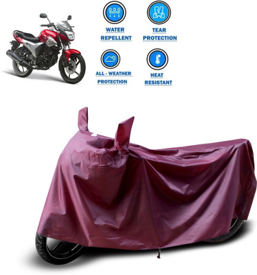 PAGORA Waterproof Two Wheeler Cover for Yamaha(SZ X, Maroon)