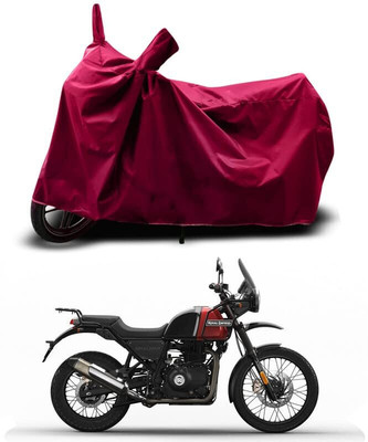 SK AUTO Two Wheeler Cover for Royal Enfield(Himalayan, Maroon)