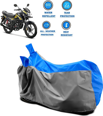 CODOKI Two Wheeler Cover for Honda(CB Shine, Grey)