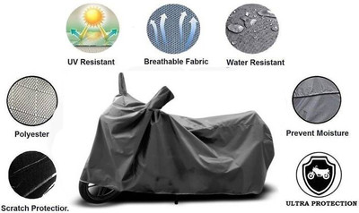 MMSSTAR Waterproof Two Wheeler Cover for Bajaj(Pulsar 220 DTS-i, Grey)