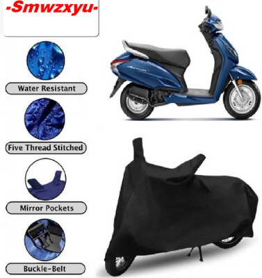 SK AUTO Waterproof Two Wheeler Cover for Universal For Bike(Scooty, Black)