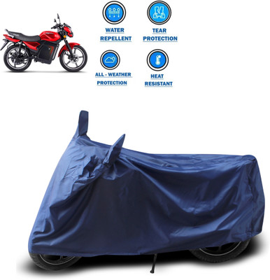 GOSHIV-car and bike accessories Two Wheeler Cover for Universal For Bike(Blue)