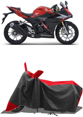 SUGASHRI Waterproof Two Wheeler Cover for Honda(CBR 150R, Red, Black)
