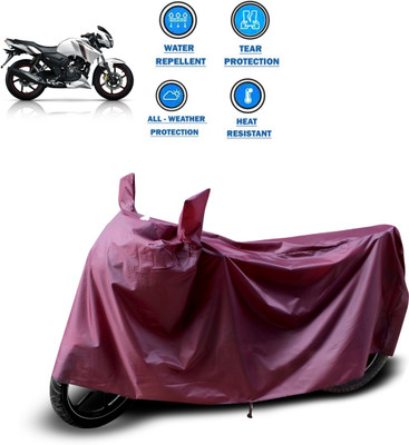 CODOKI Waterproof Two Wheeler Cover for TVS(Apache 150, Maroon)