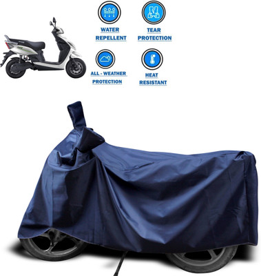GOSHIV-car and bike accessories Two Wheeler Cover for Universal For Bike(Blue)