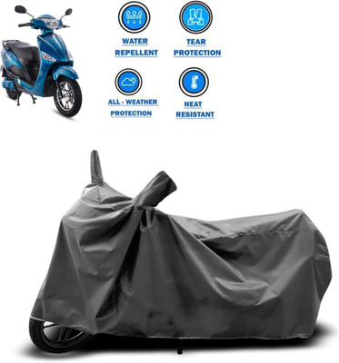 CODOKI Two Wheeler Cover for Hero(Electric Optima, Grey)