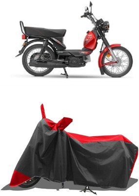 SUGASHRI Waterproof Two Wheeler Cover for TVS(XL 100, Red, Black)