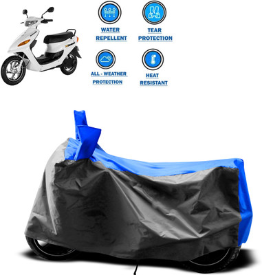 CODOKI Two Wheeler Cover for Indus(Yo Electron, Grey)