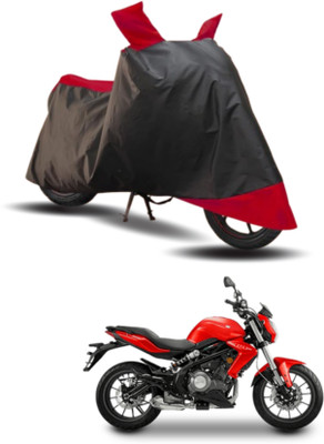 SK AUTO Two Wheeler Cover for Benelli(TNT 300, Red, Black)