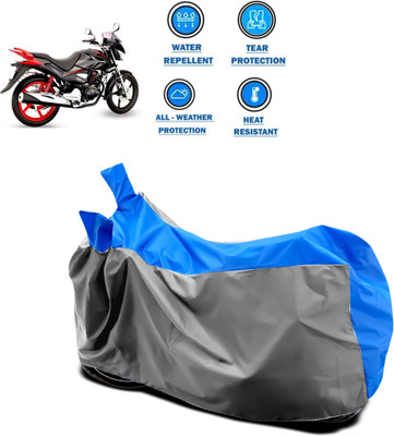 CODOKI Two Wheeler Cover for Hero(CBZ, Grey)