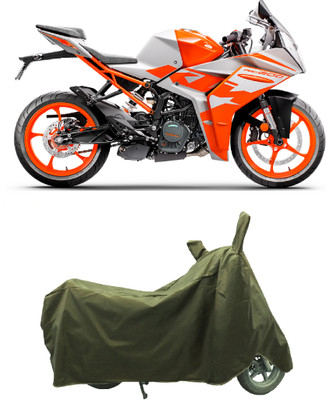 Coxtor Waterproof Two Wheeler Cover for KTM(RC 200 BS6, Gold)