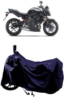 SUGASHRI Waterproof Two Wheeler Cover for Kawasaki(ER 6N, Blue)