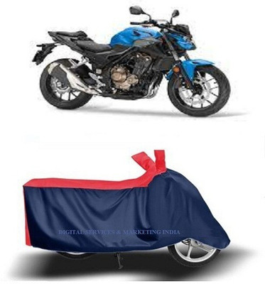 DSAMI Two Wheeler Cover for Honda(CB 500, Blue)