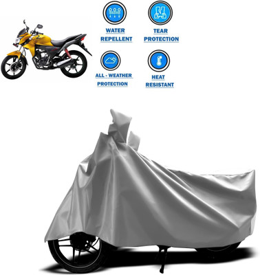 PAGORA Two Wheeler Cover for Honda(CB Twister, Silver)