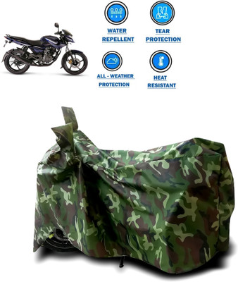 CODOKI Two Wheeler Cover for Bajaj(Pulsar 135 LS DTS-i, Green)