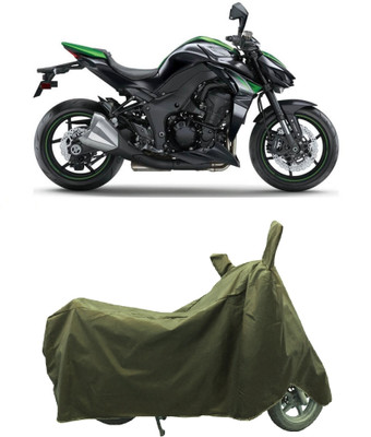 Coxtor Waterproof Two Wheeler Cover for Kawasaki(Z1000 BS6, Gold)