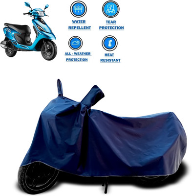 PAGORA Two Wheeler Cover for TVS(Scooty Zest 110, Blue)