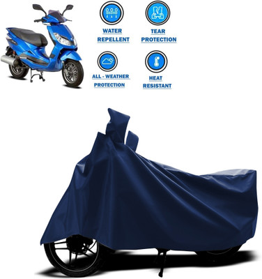 CODOKI Two Wheeler Cover for Bajaj(Blade 125, Blue)