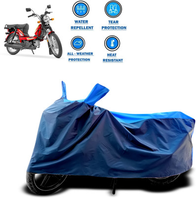 CODOKI Two Wheeler Cover for TVS(Heavy Duty Super XL, Blue)
