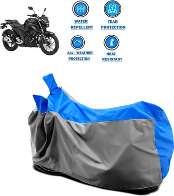 CODOKI Two Wheeler Cover for Yamaha(FZ25, Grey)