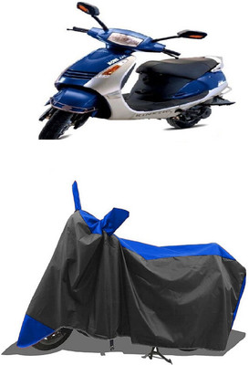 SUGASHRI Waterproof Two Wheeler Cover for Kinetic(Nova EX, Blue, Black)