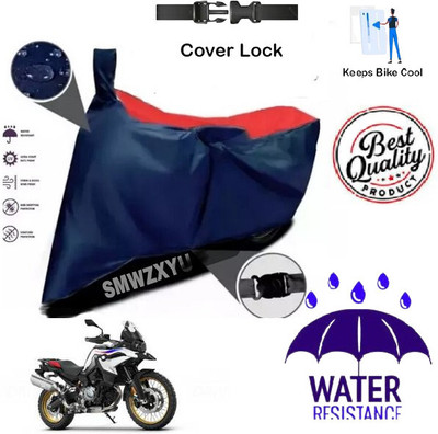 SK AUTO Waterproof Two Wheeler Cover for BMW(F 850 GS, Red, Blue)
