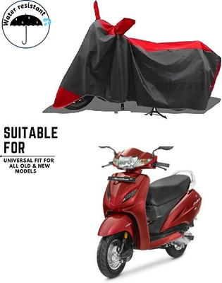 SK AUTO Waterproof Two Wheeler Cover for Honda(Activa 6G, Red, Black)