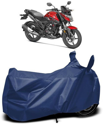 SK AUTO Two Wheeler Cover for Honda(X-Blade, Blue)