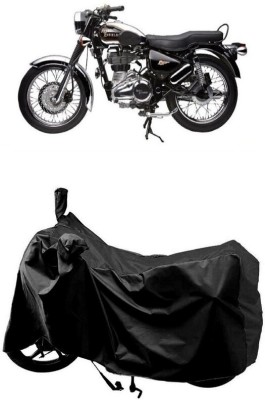 SUGASHRI Waterproof Two Wheeler Cover for Royal Enfield(Electra 5S, Black)