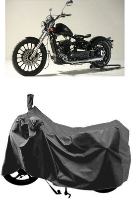 SUGASHRI Waterproof Two Wheeler Cover for FAB Regal Raptor(Bobber 350, Grey)