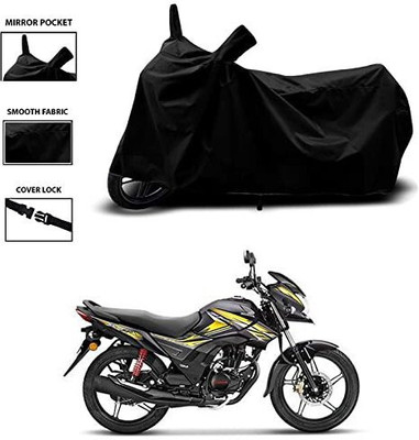 SK AUTO Two Wheeler Cover for Honda(CB Shine SP, Black)