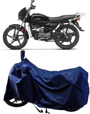 SK AUTO Two Wheeler Cover for Hero(MotoCorp Splendor Plus, Blue)