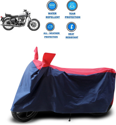 CODOKI Two Wheeler Cover for Royal Enfield(Electra Delux, Red)