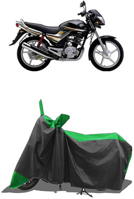 SUGASHRI Waterproof Two Wheeler Cover for Yamaha(Libero, Green, Black)
