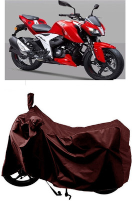 SUGASHRI Waterproof Two Wheeler Cover for TVS(Apache RTR 310, Maroon)
