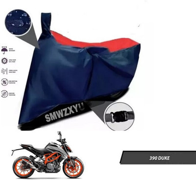 SK AUTO Waterproof Two Wheeler Cover for KTM(Duke 390, Red, Blue)