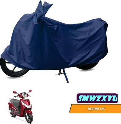 smwzxyu Waterproof Two Wheeler Cover for Hero(Destini 125, Blue)