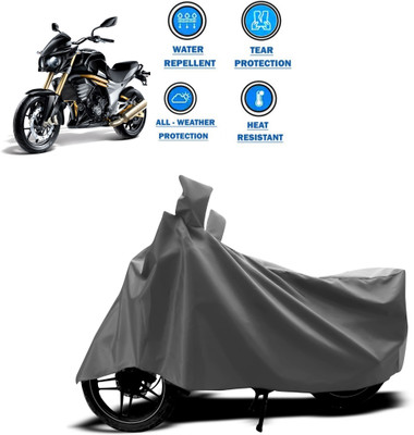 CODOKI Two Wheeler Cover for Mahindra(Mojo, Grey)