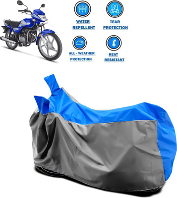 CODOKI Two Wheeler Cover for Hero(MotoCorp HF Deluxe, Grey)