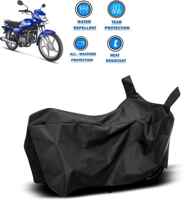 CODOKI Two Wheeler Cover for Hero(MotoCorp HF Deluxe, Black)