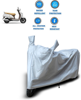 CODOKI Two Wheeler Cover for Suzuki(Access 125, Silver)
