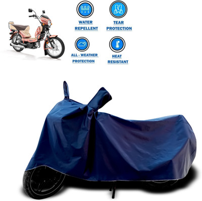 PAGORA Two Wheeler Cover for TVS(XL 100, Blue)