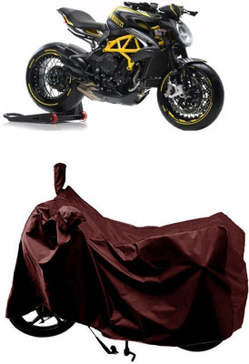 SUGASHRI Waterproof Two Wheeler Cover for MV Agusta(Dragster800 RR, Maroon)