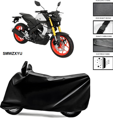smwzxyu Waterproof Two Wheeler Cover for Yamaha(Black)