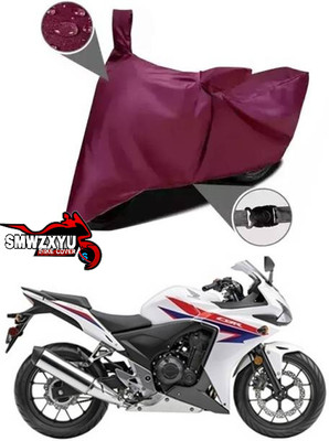 smwzxyu Waterproof Two Wheeler Cover for Honda(Maroon)