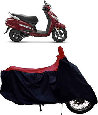 SK AUTO Two Wheeler Cover for Honda(Activa 125, Red, Black)