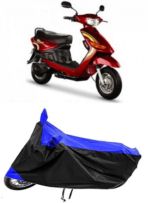 Mdstar Waterproof Two Wheeler Cover for Indus(Yo Spark, Blue)