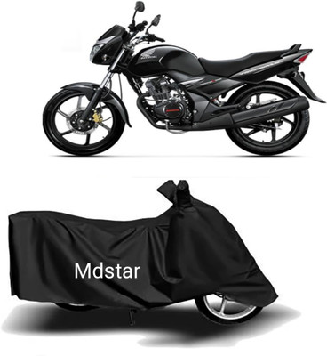 Mdstar Waterproof Two Wheeler Cover for Bajaj(200 Duke BS6, Black)