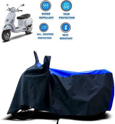 CODOKI Two Wheeler Cover for Piaggio(Vespa SXL, Blue)